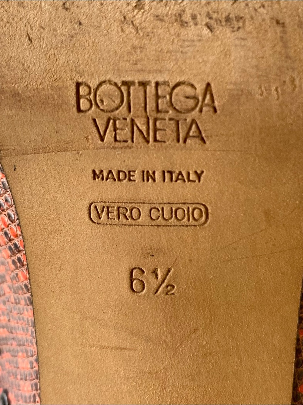 Authentic Bottega Veneta snakeskin square toe heels. ❤️ - Picture 8 of 8